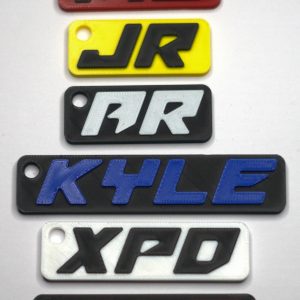 Personalized Racing Keychains