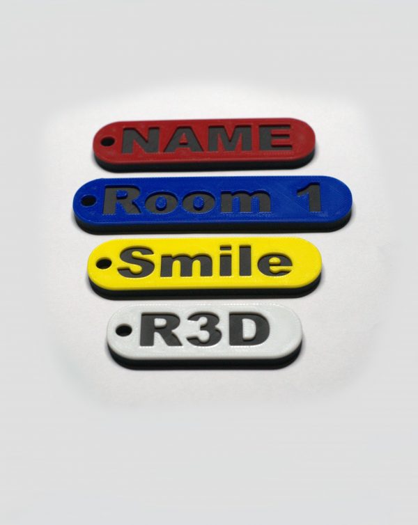 Custom Indented Keychain