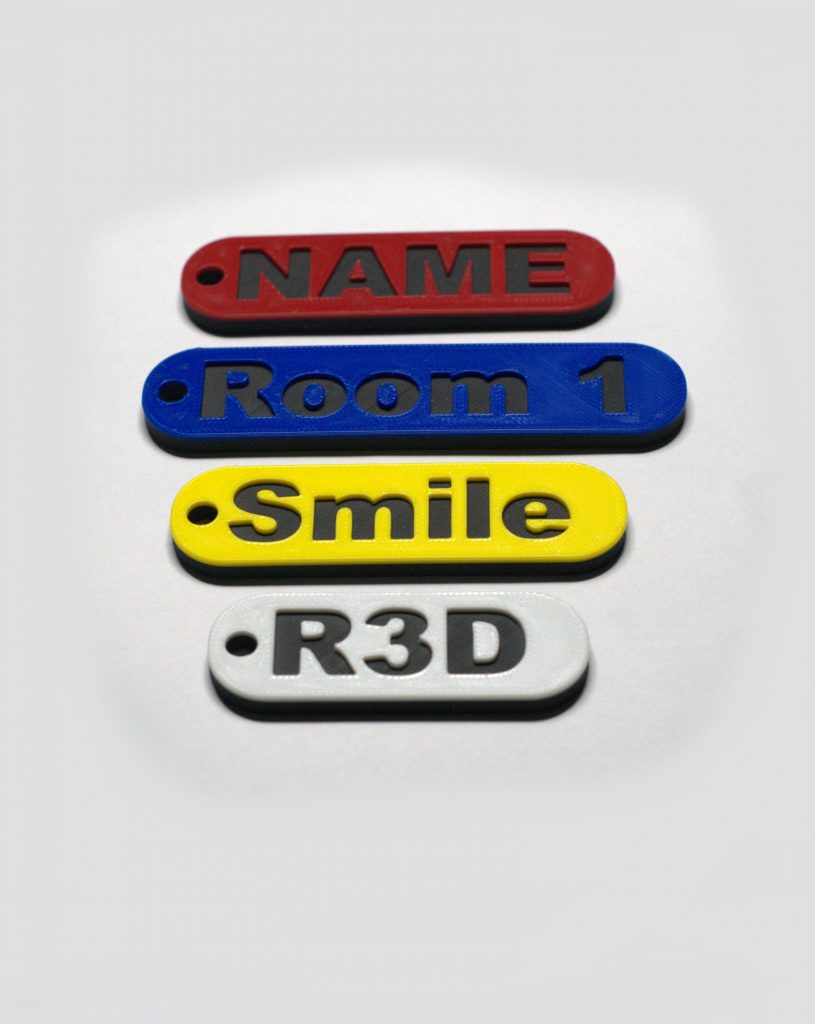 Custom Indented Keychain